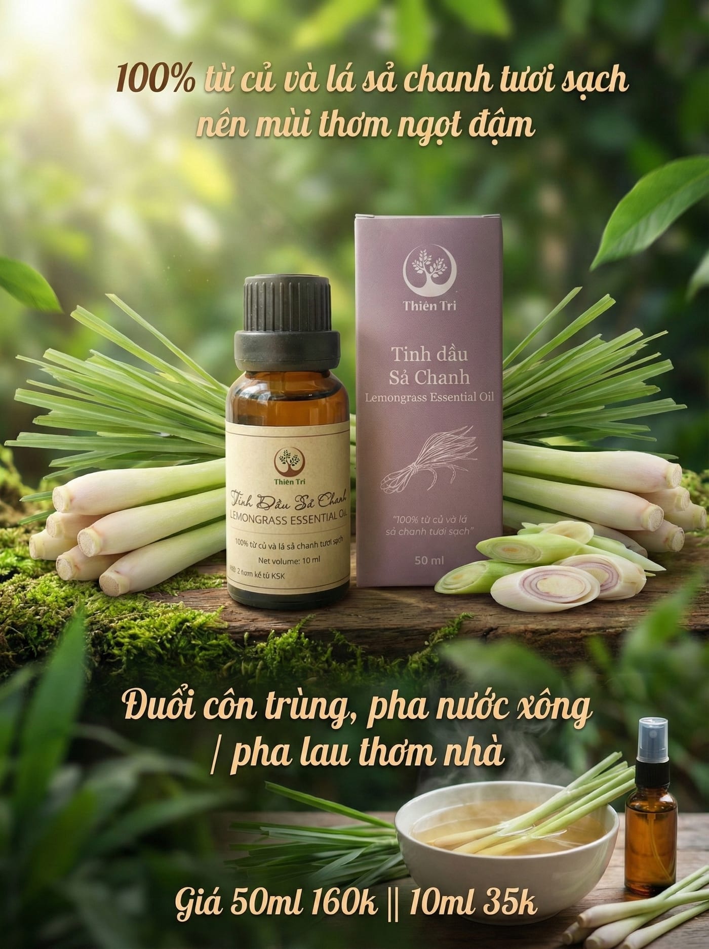Tinh dầu Sả Chanh